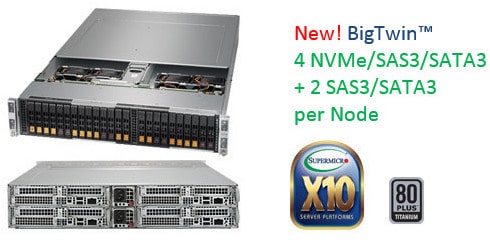  Supermicro BigTwin SYS-2028BT-HNR