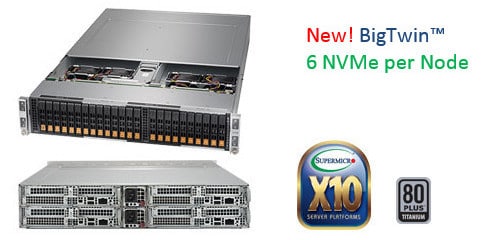  Supermicro BigTwin SYS-2028BT-HNR