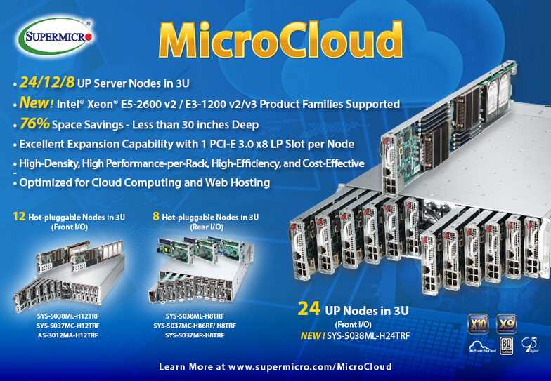 Supermicro MicroCloud Banner