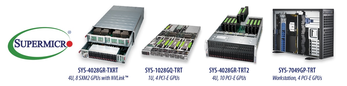 Supermicro systems optimized for NVIDIA v100 Volta GPUs