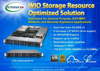 Supermicro Rack WIO Servers